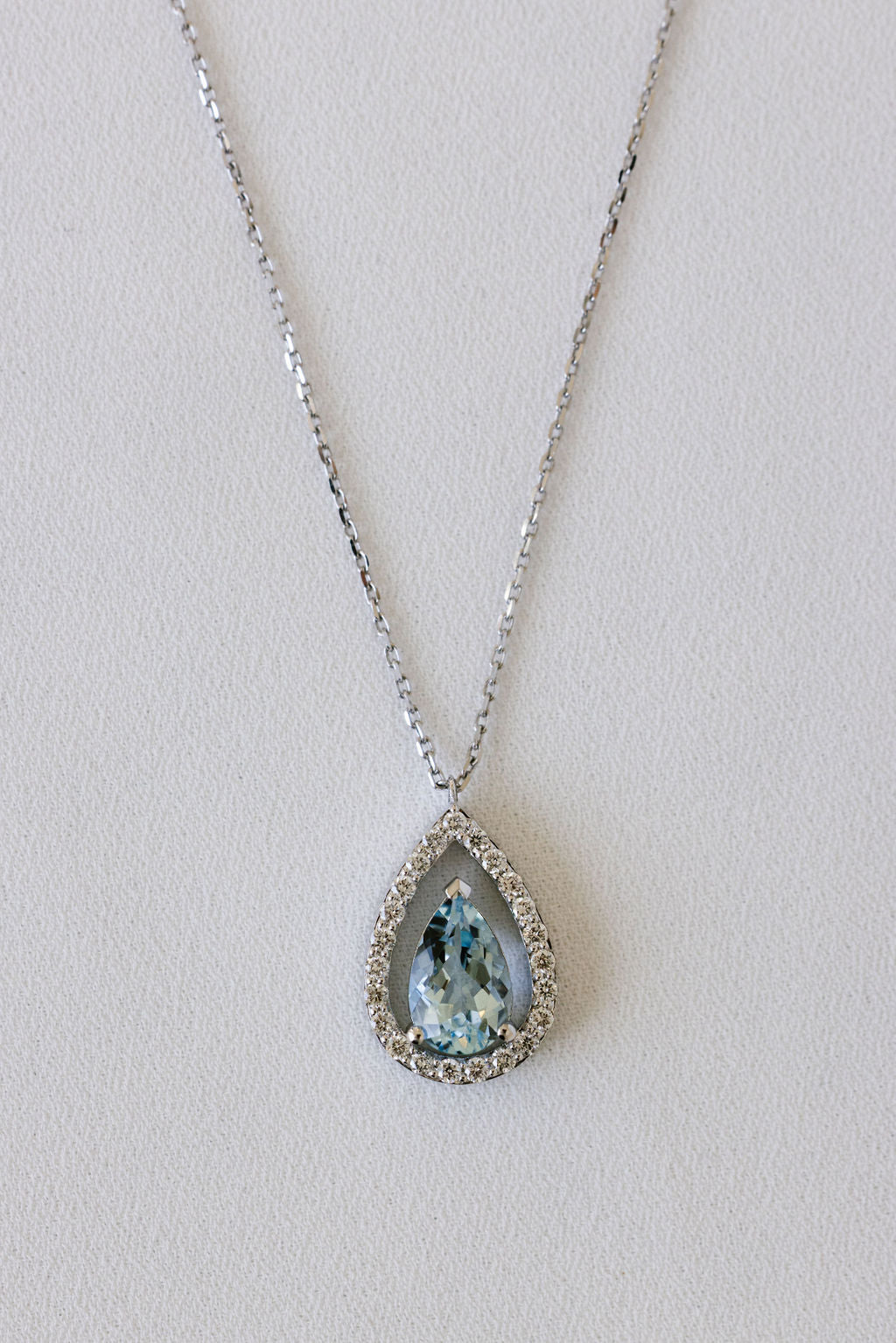 Collier Fluidity aigue-marine