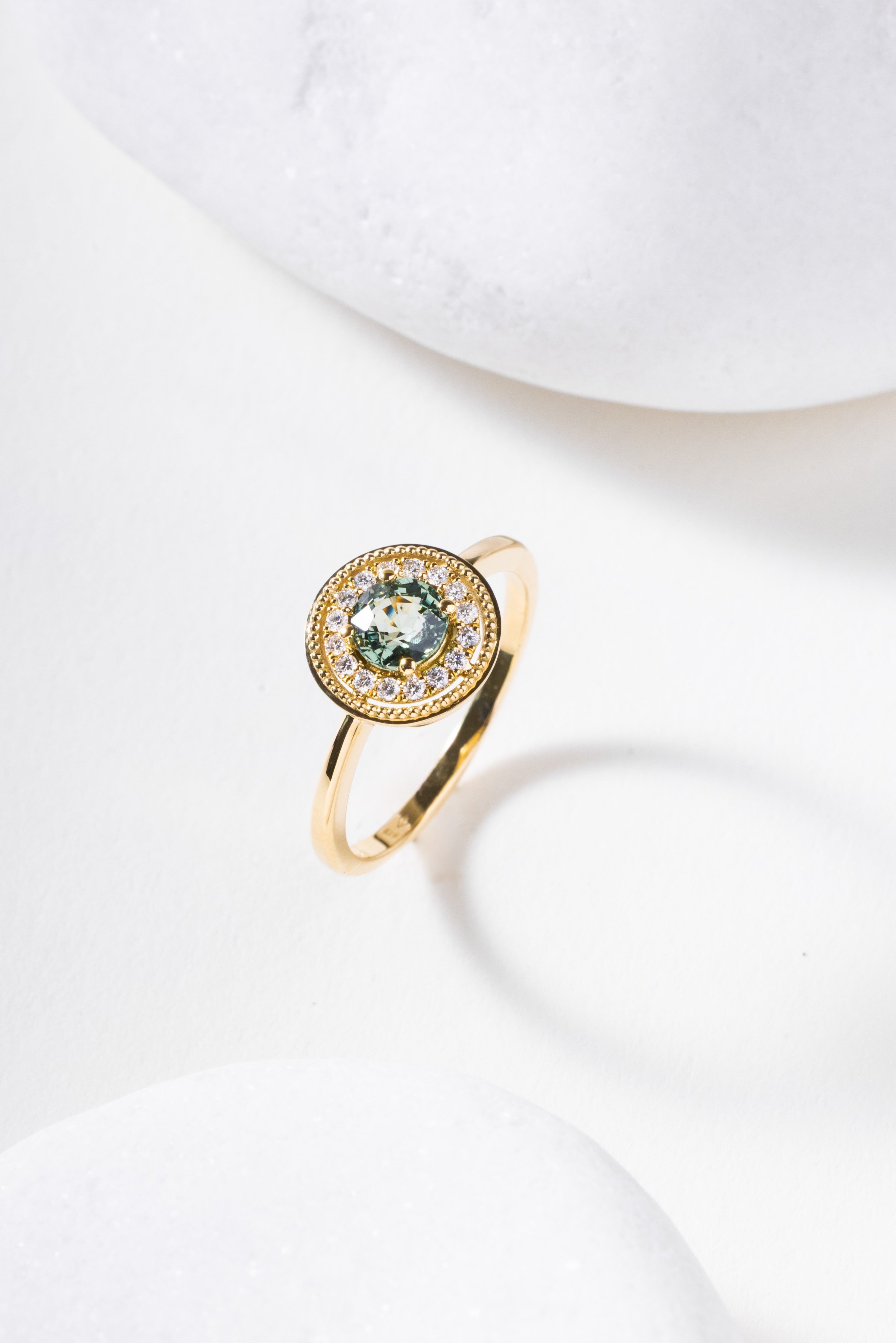 Millegrain ring