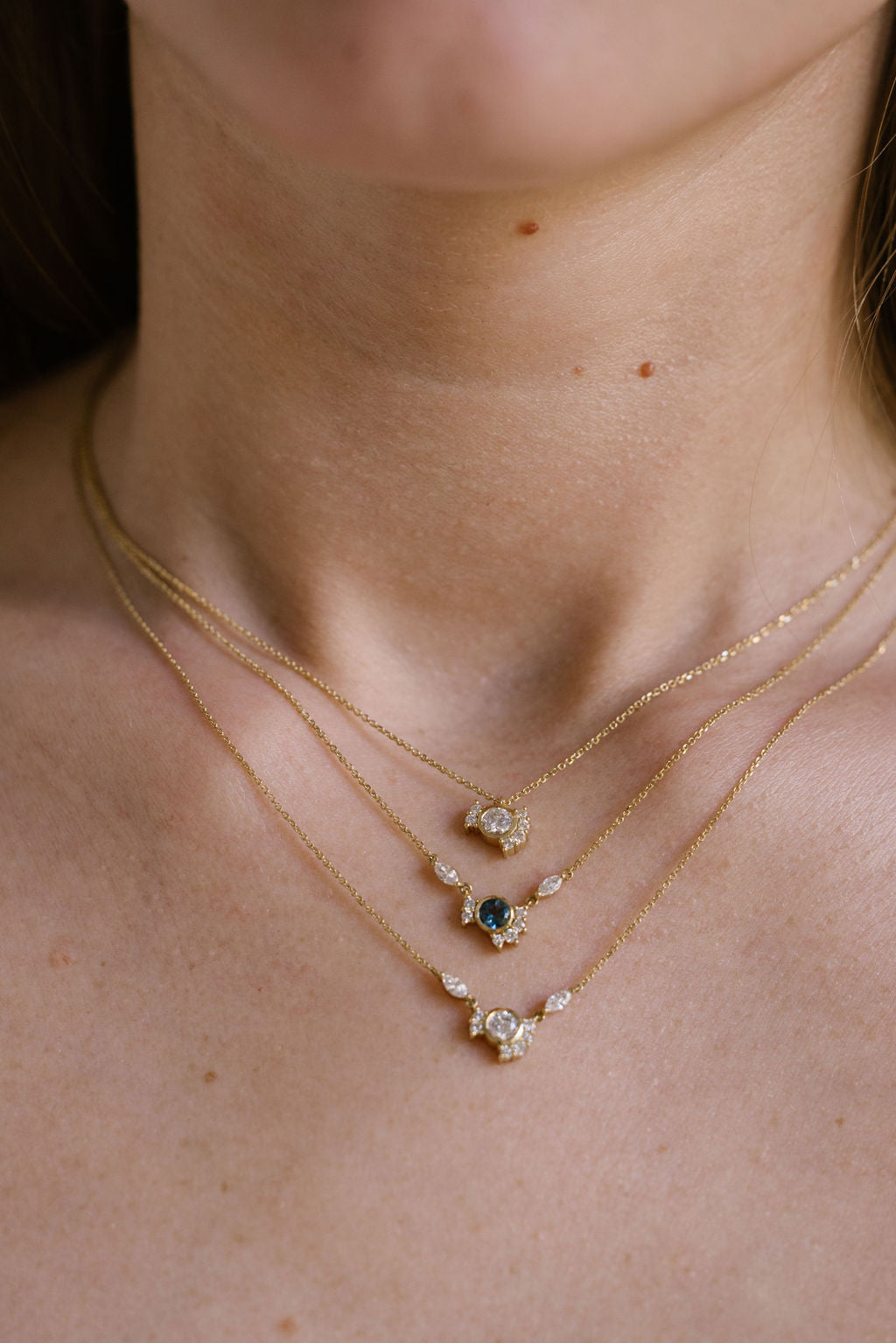 Collier Radiant bleu marquises