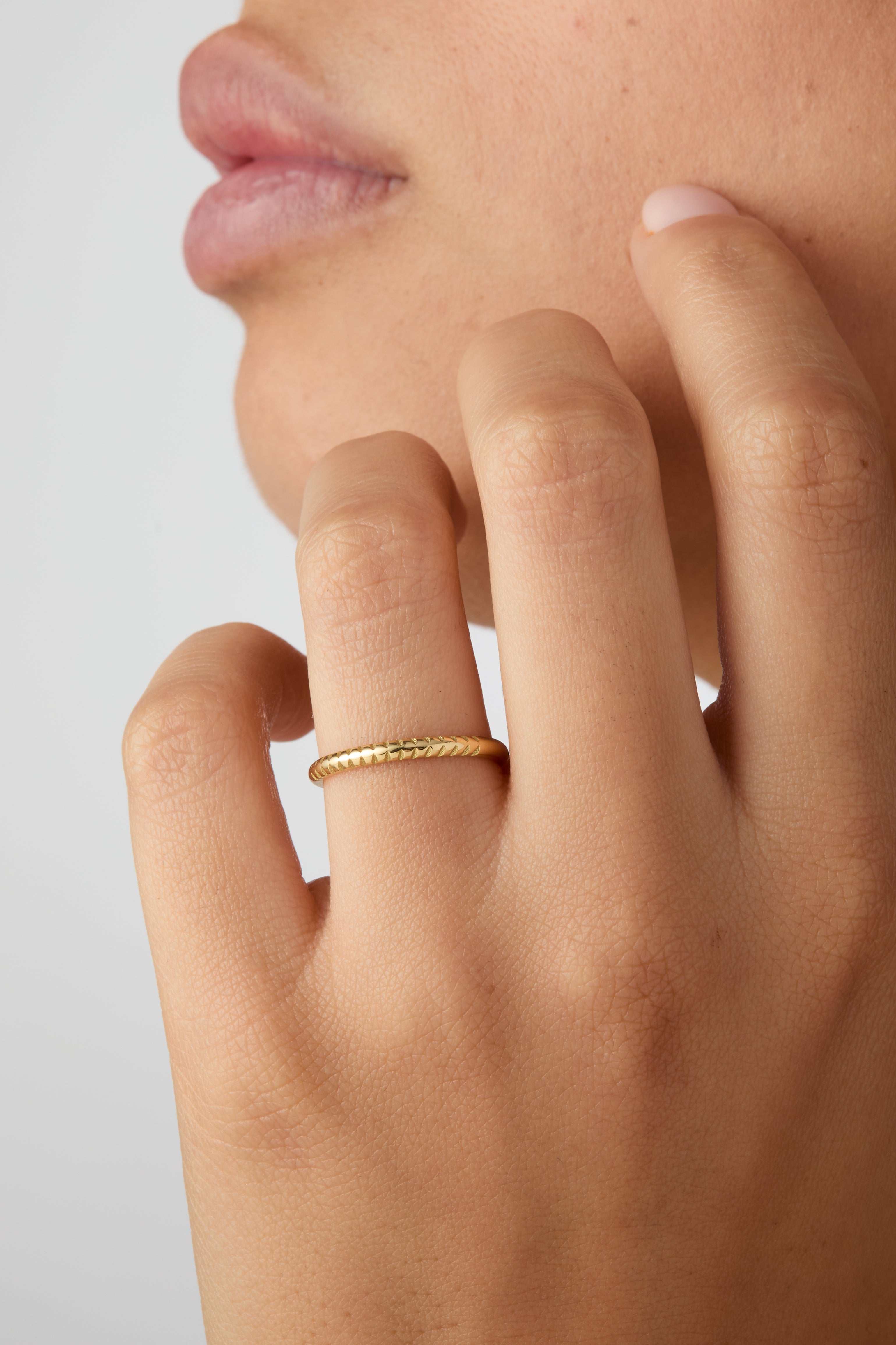 Roseau wedding band