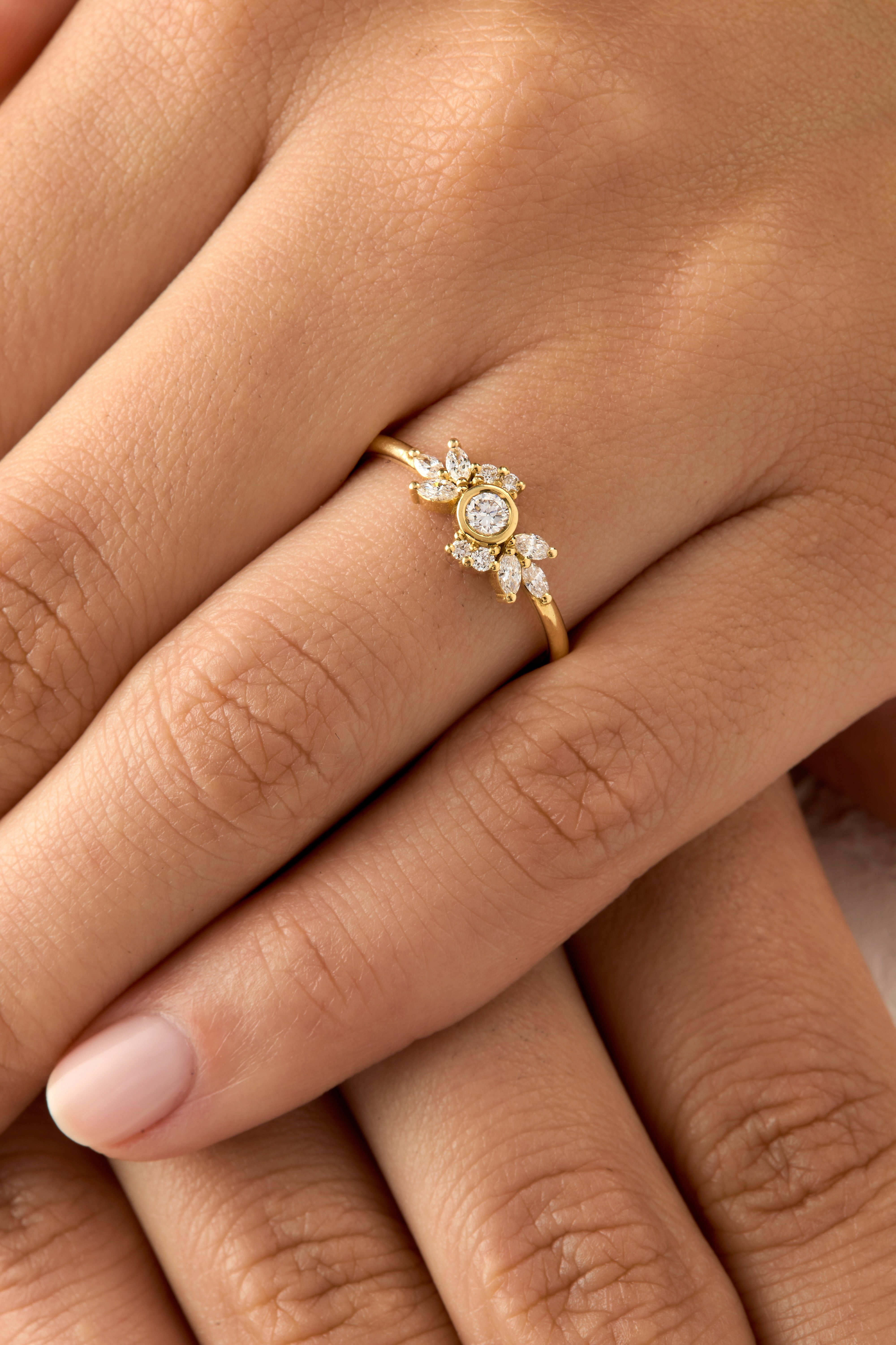 Bague Lumineuse marquises (bridal)