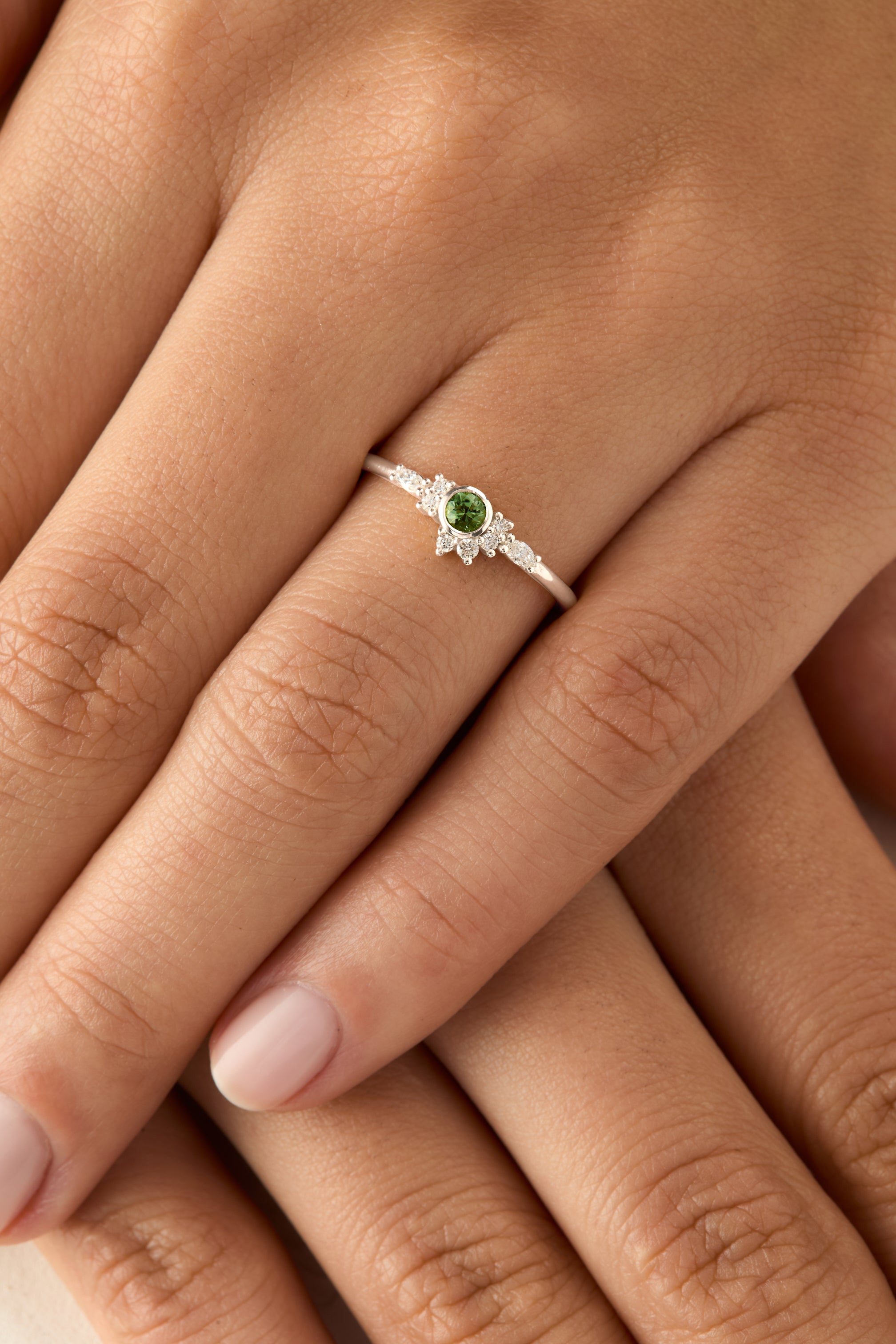 Bague Lumineuse verte