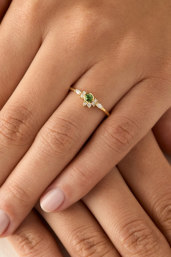 Bague Lumineuse verte