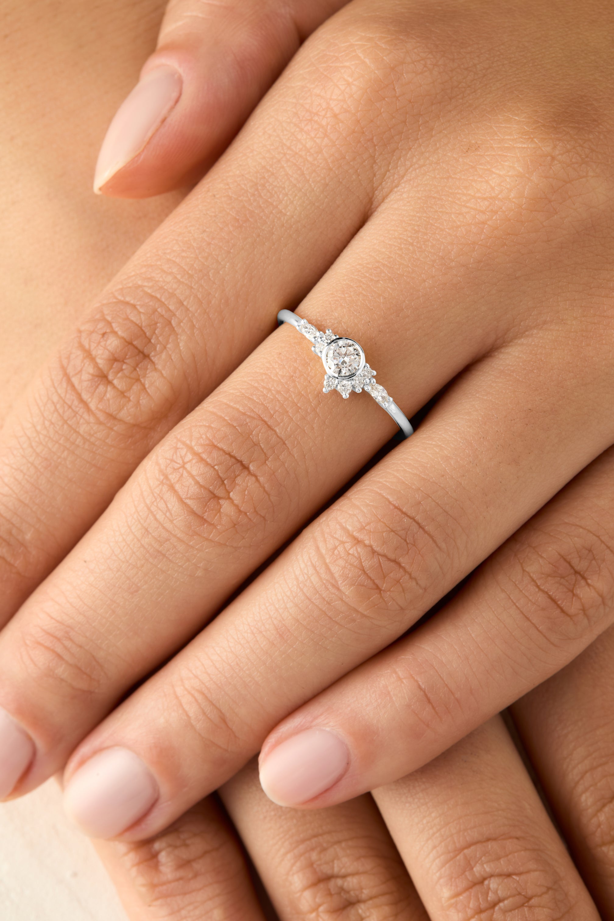 Bague Lumineuse blanche