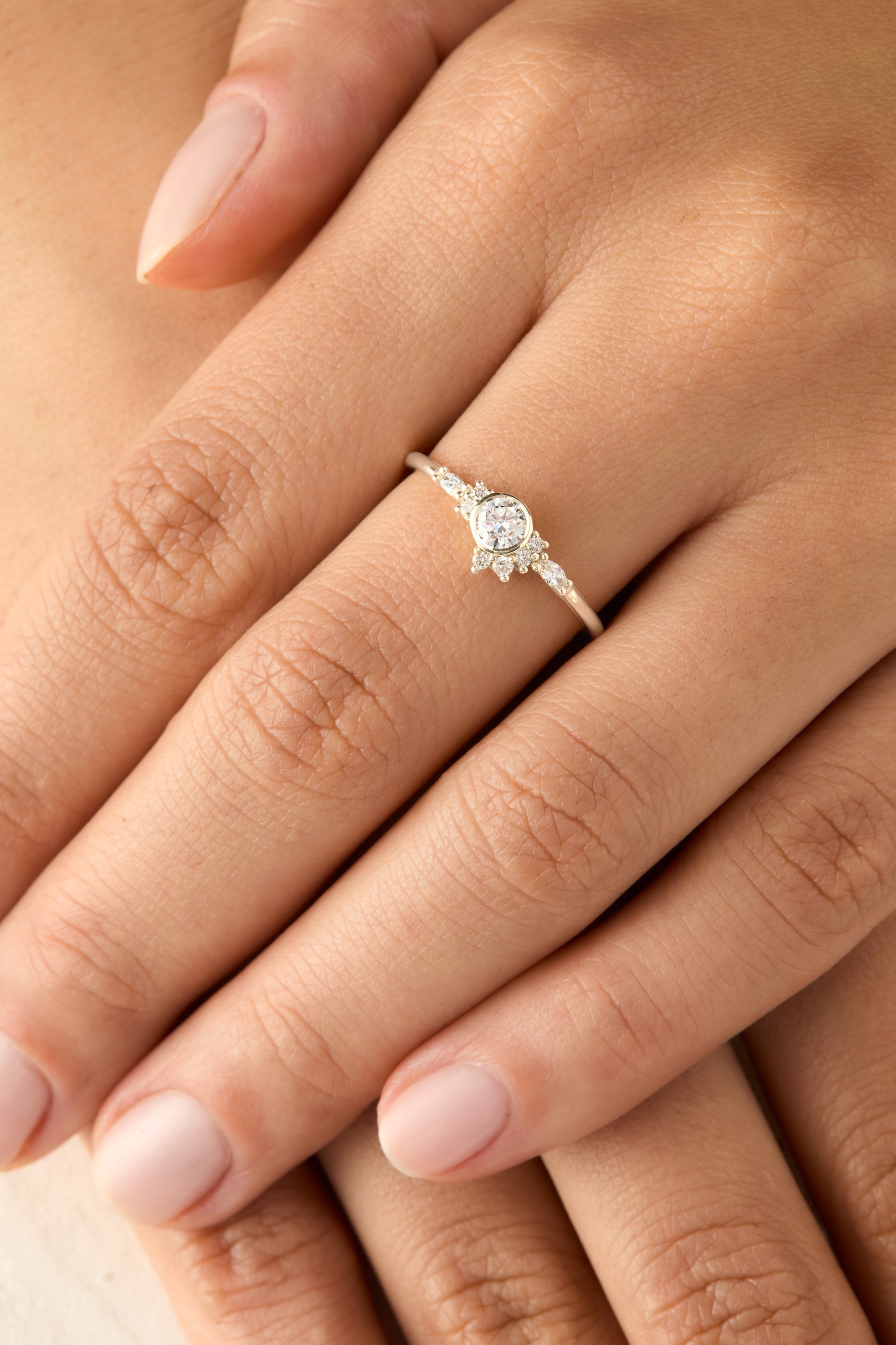 Bague Lumineuse blanche