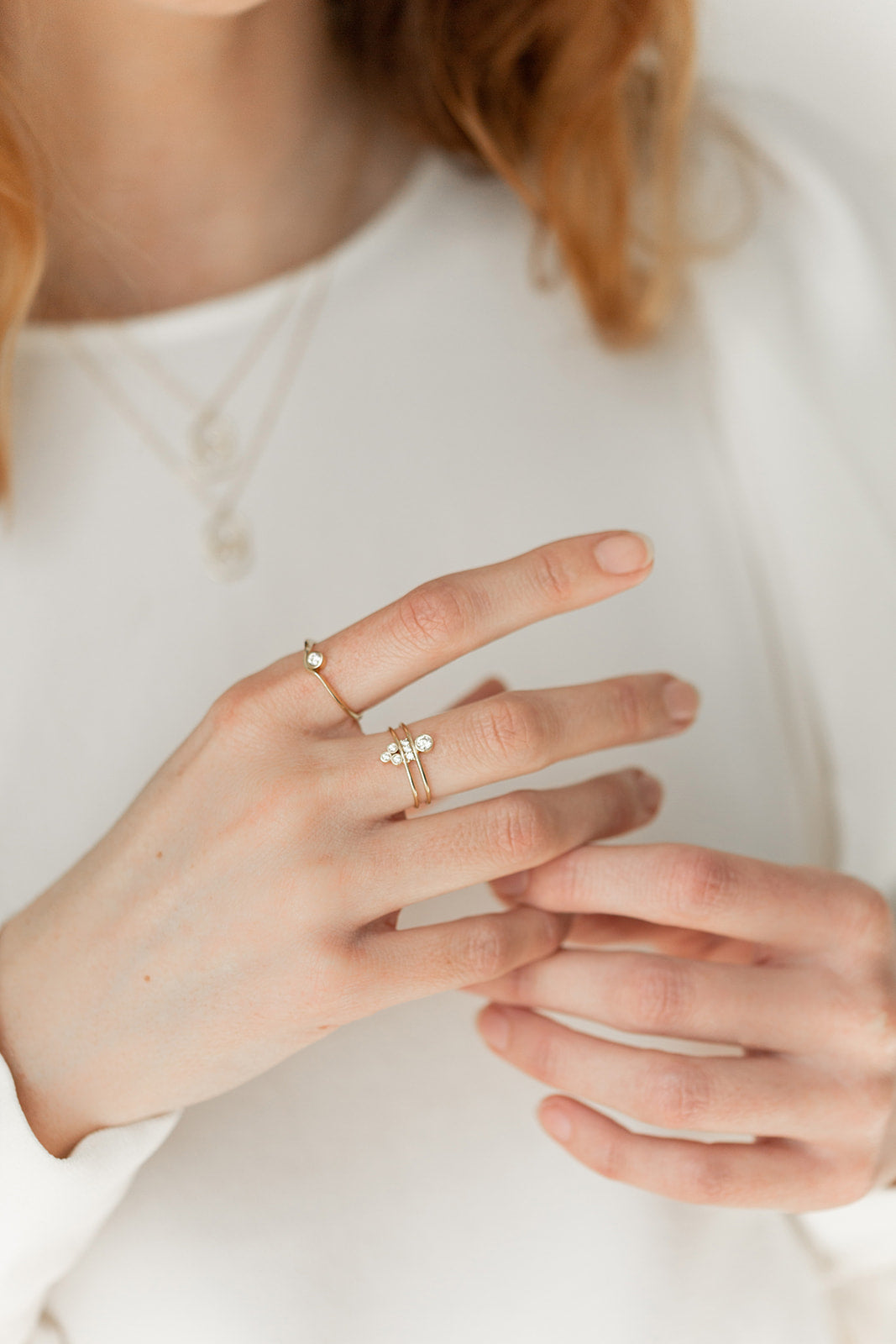 Synchronicity ring diamond