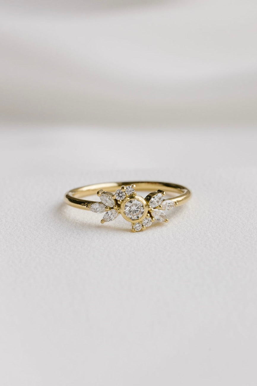 Bague Lumineuse marquises (bridal)