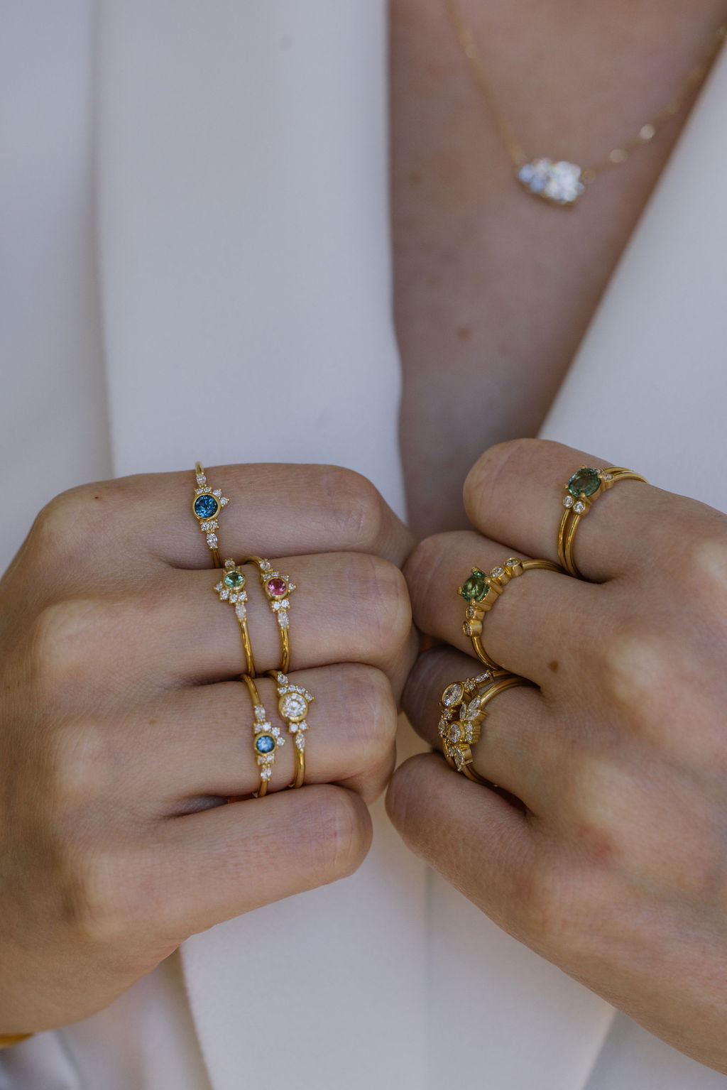 Bague Lumineuse bleue S