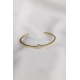 Bangle - 18k recycled gold, lab grown diamonds