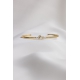 Bangle - 18k recycled gold, lab grown diamonds