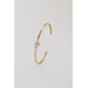 Bangle - 18k recycled gold, lab grown diamonds