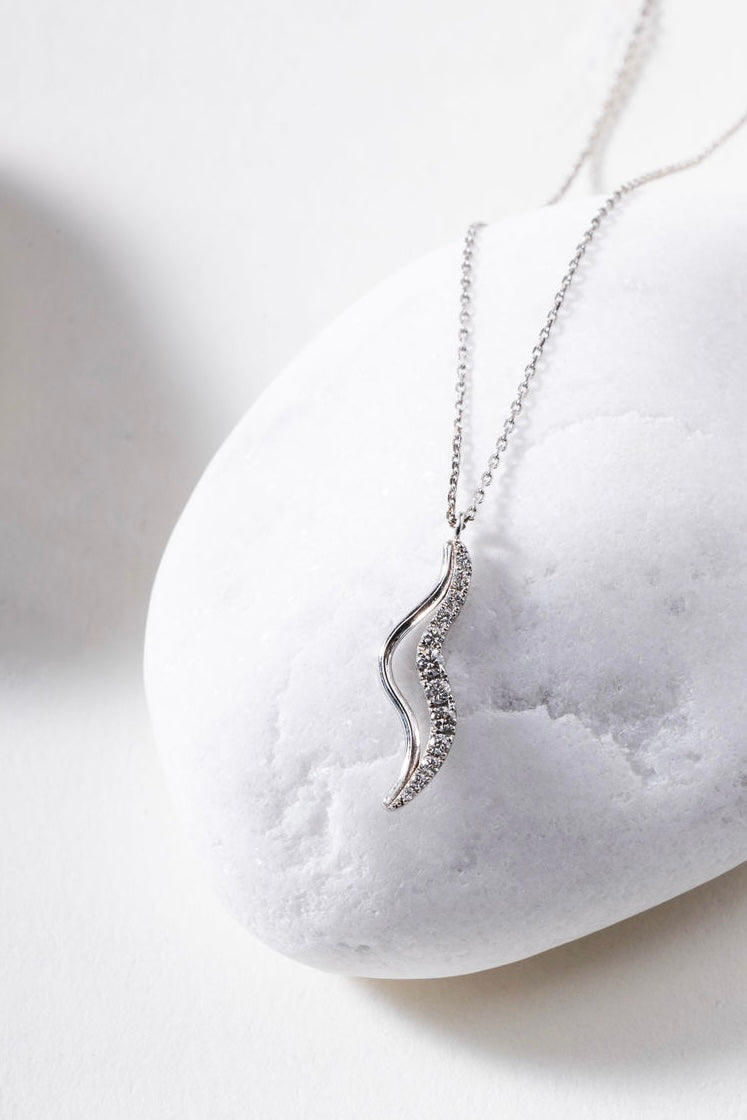 Collier Kundalini diamants