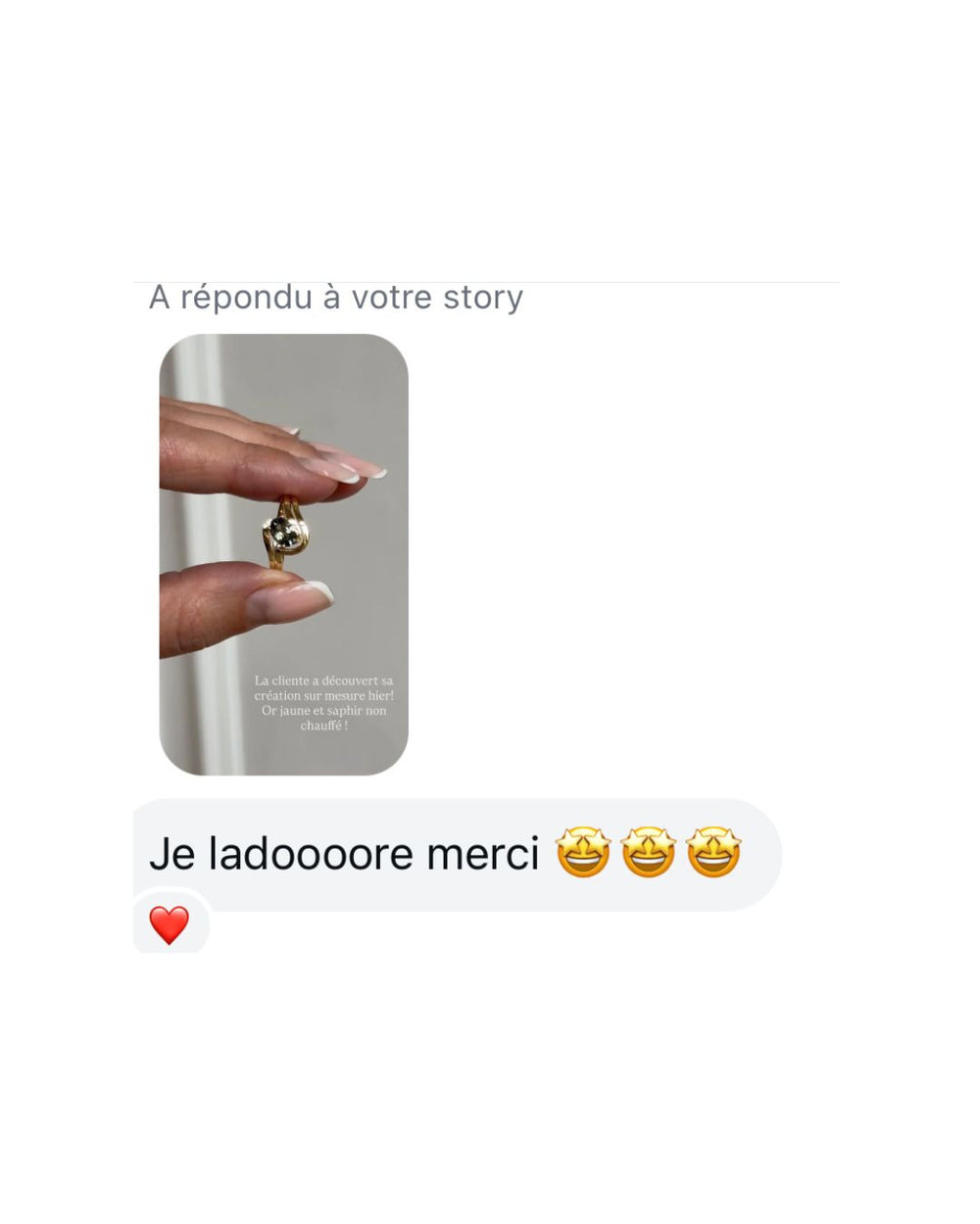 Customer testimonial