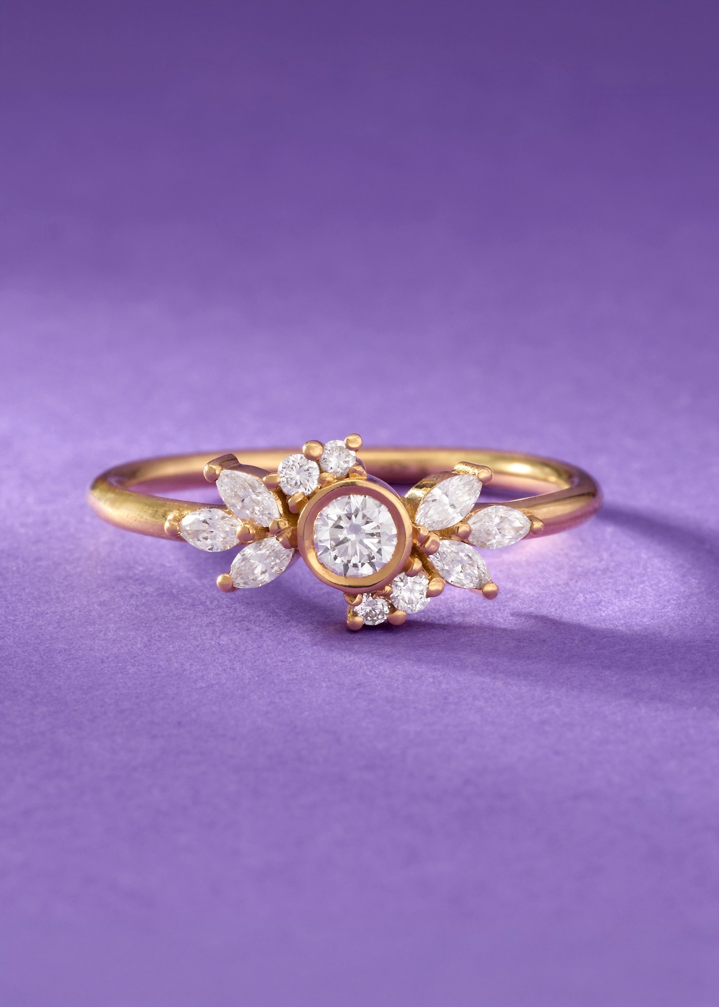 Luminous Marquises Ring