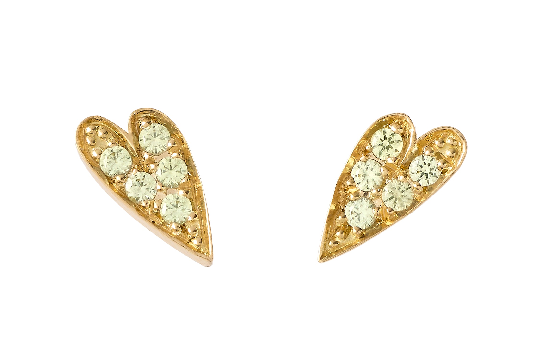 Synchronicity studs pearls, emeralds and pink sapphires
