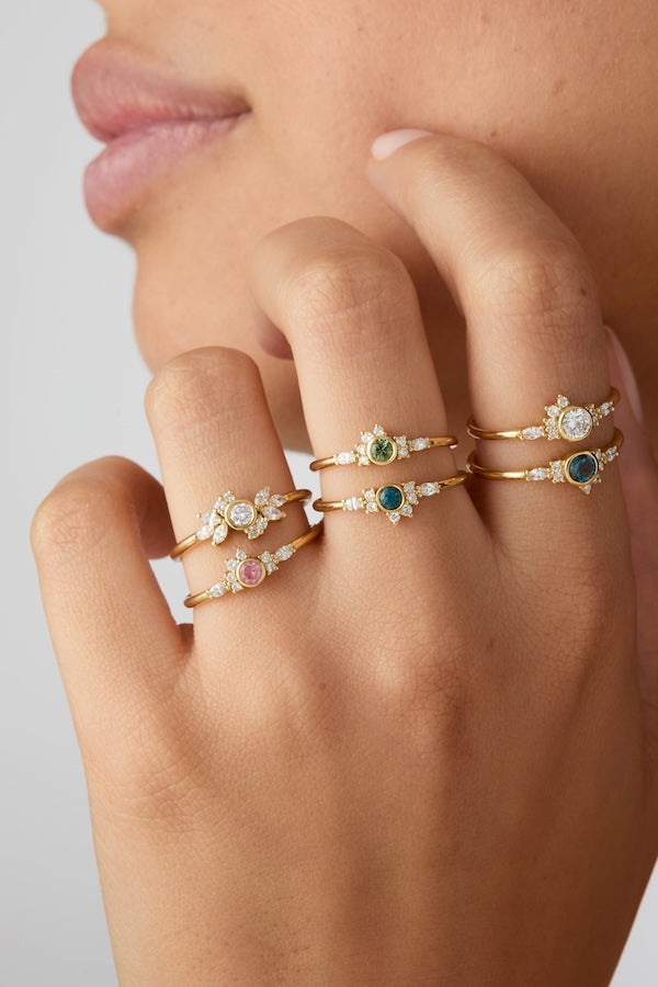 Luminous Marquises Ring