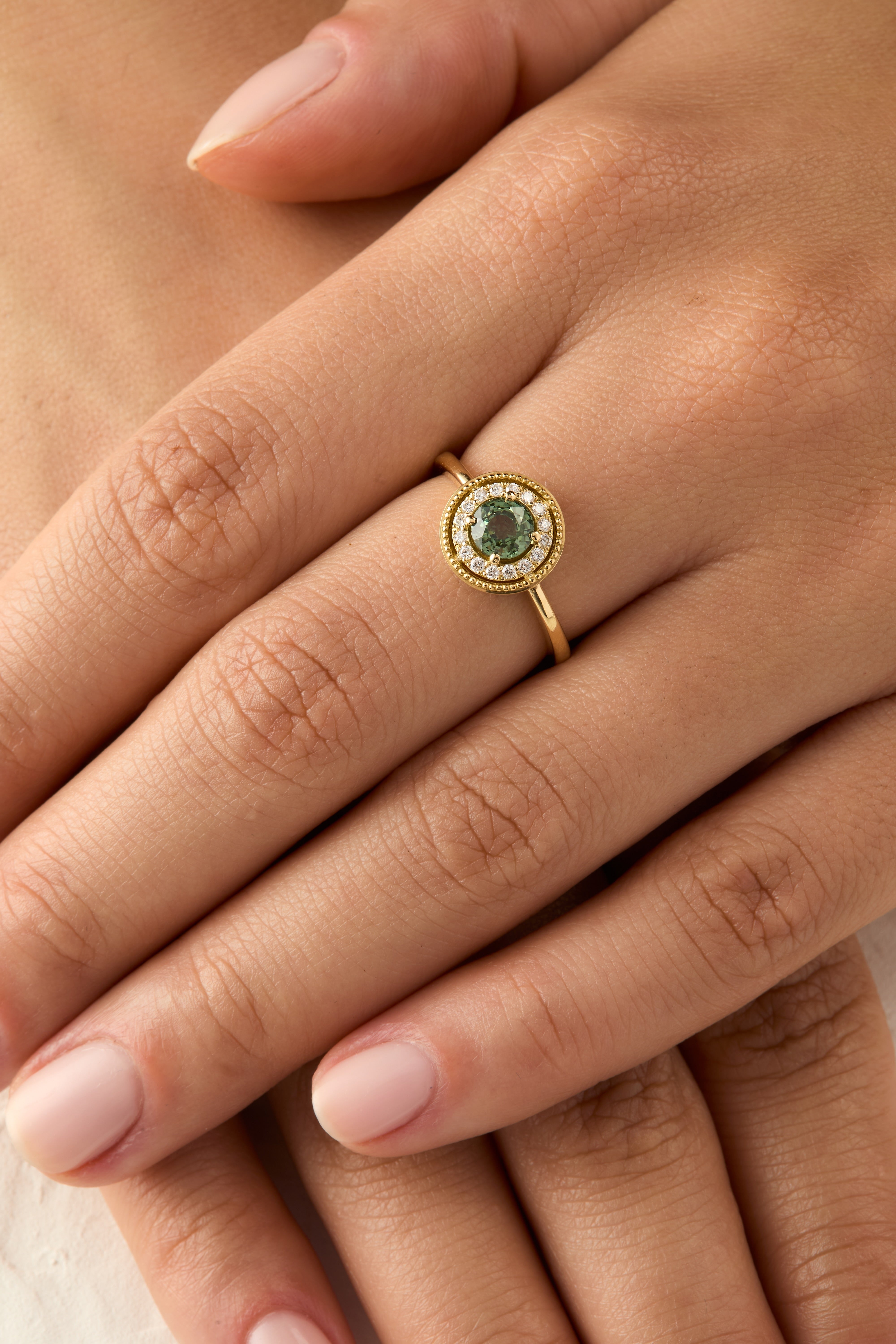 Millegrain ring