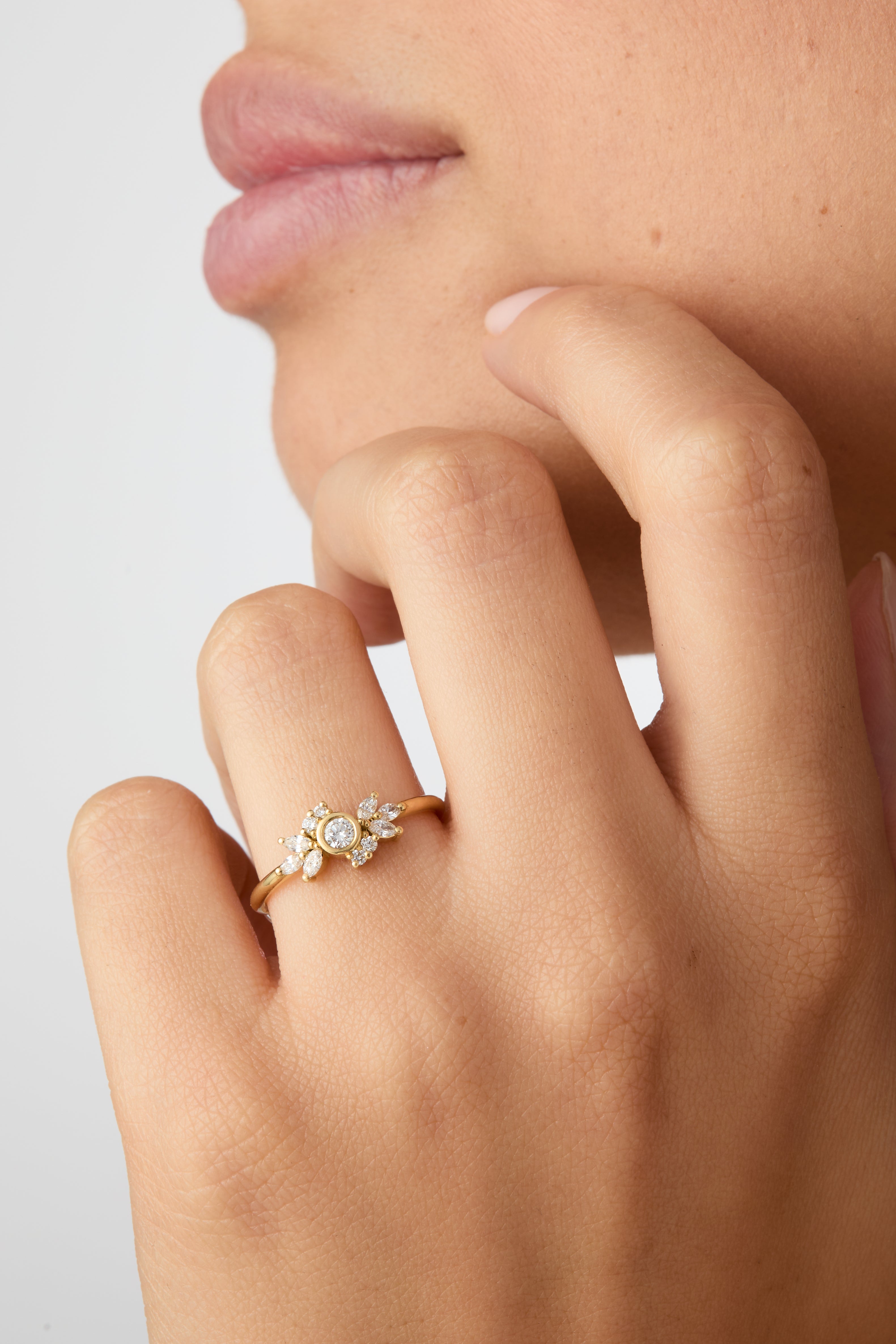Luminous Marquises Ring
