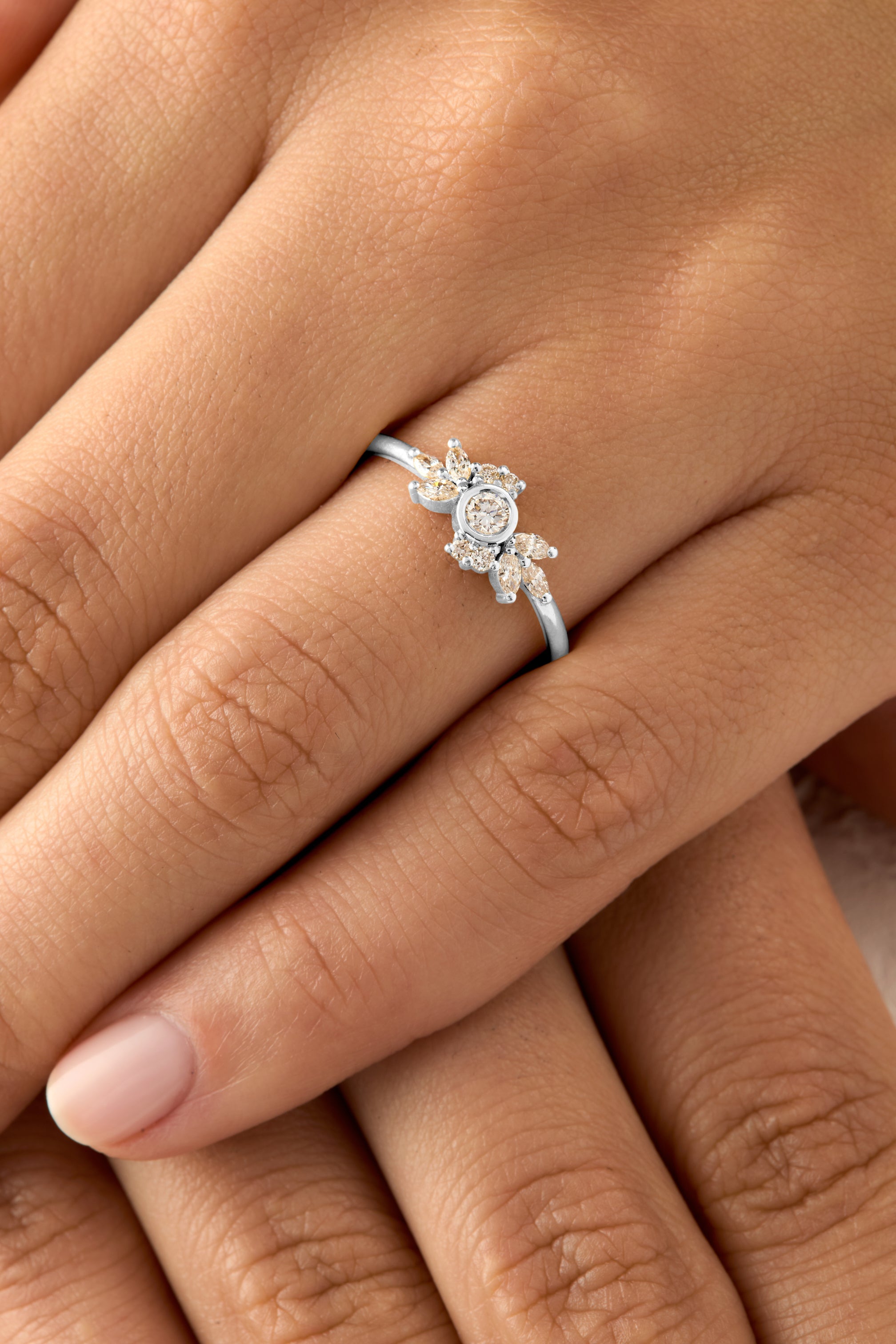 Luminous Marquises Ring