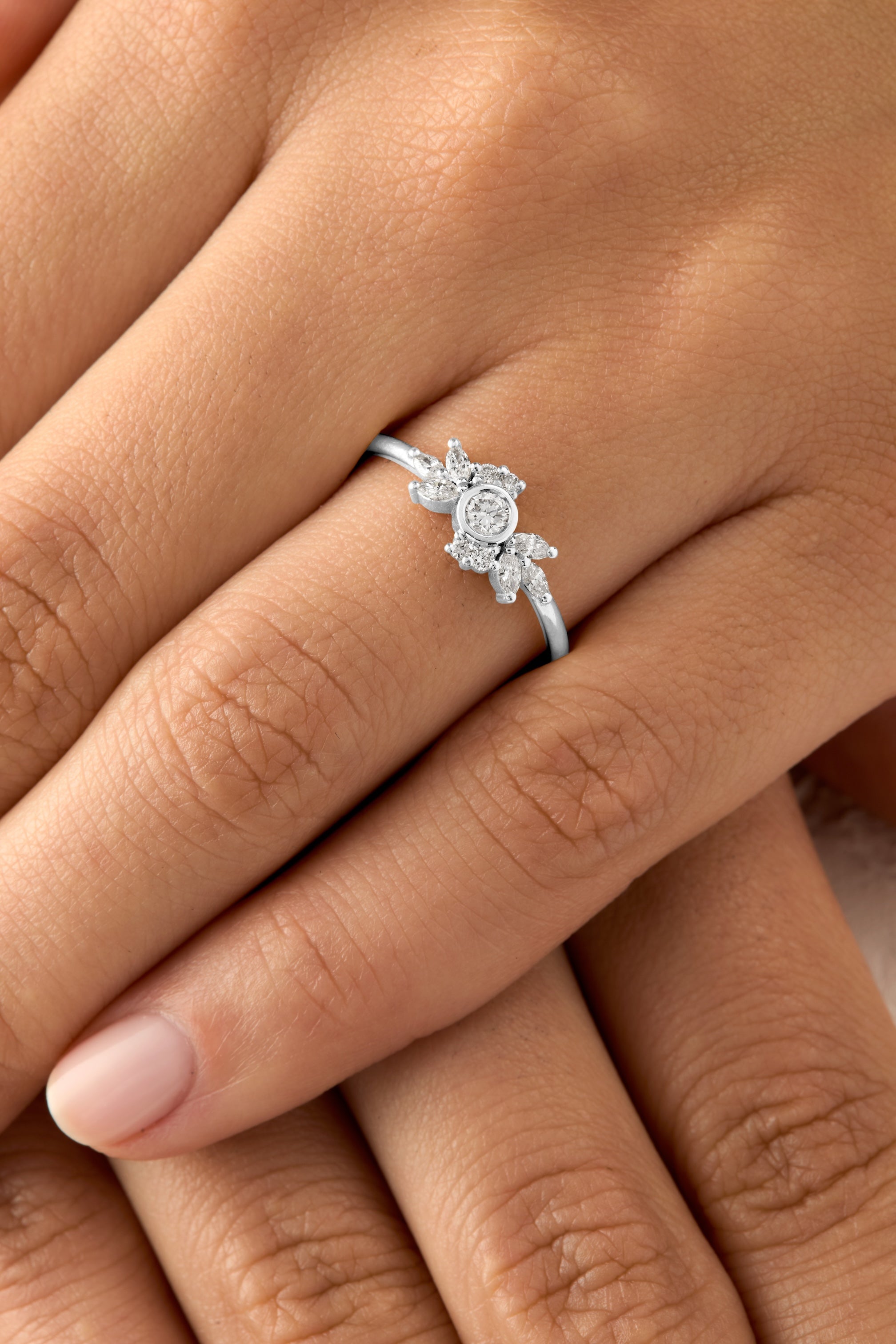 Bague Lumineuse marquises (bridal)