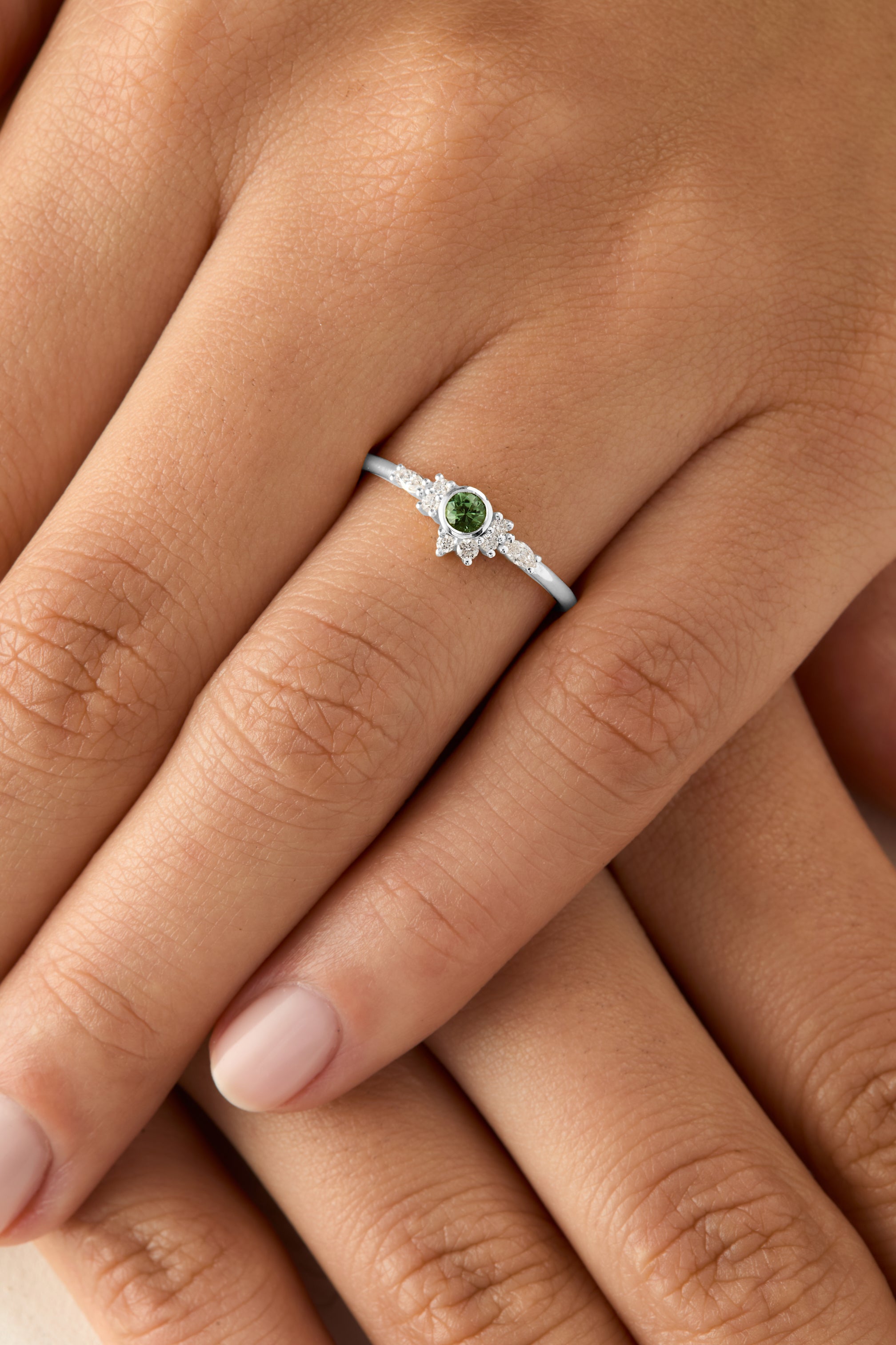 Bague Lumineuse verte