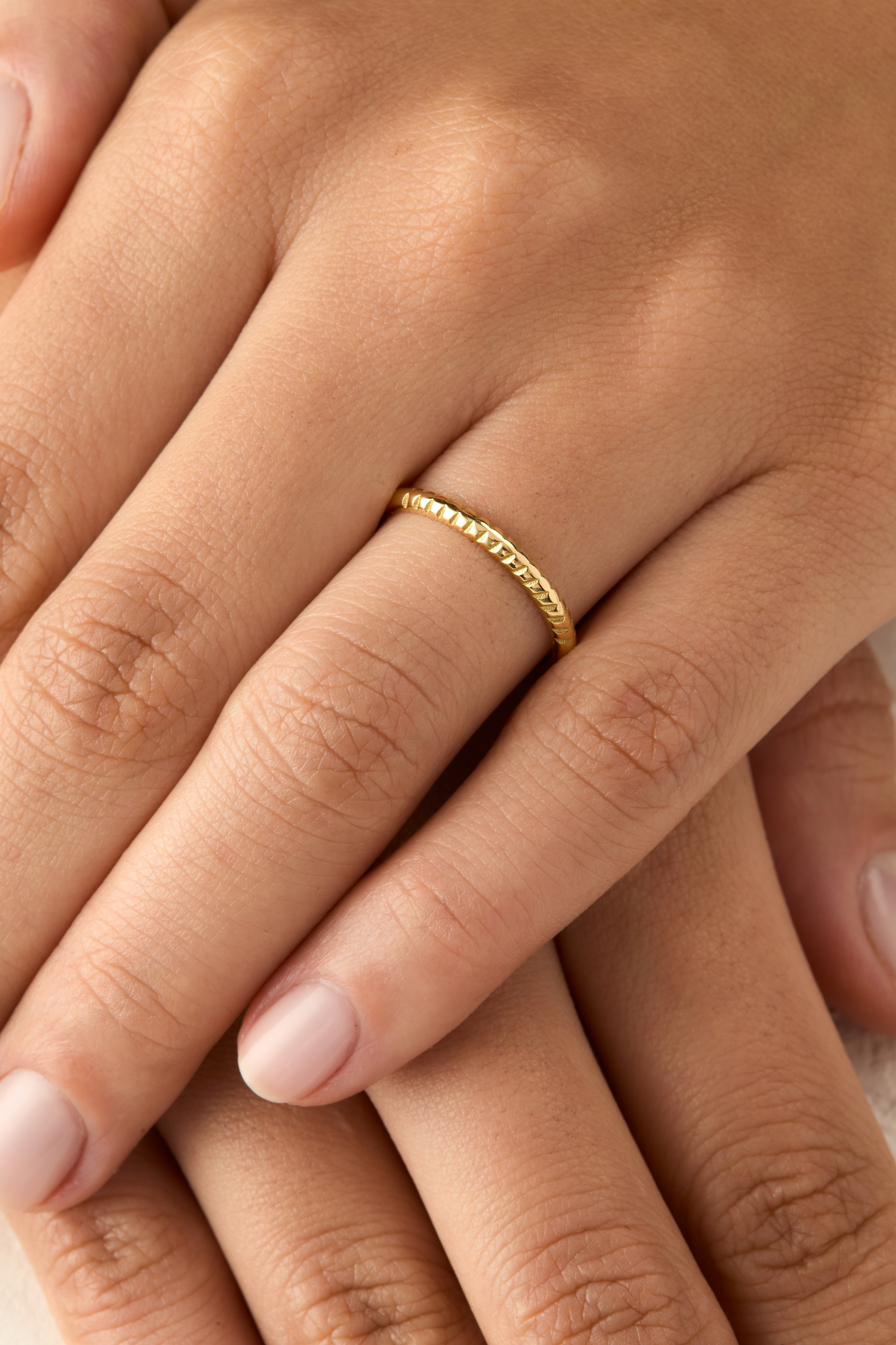 Roseau wedding band