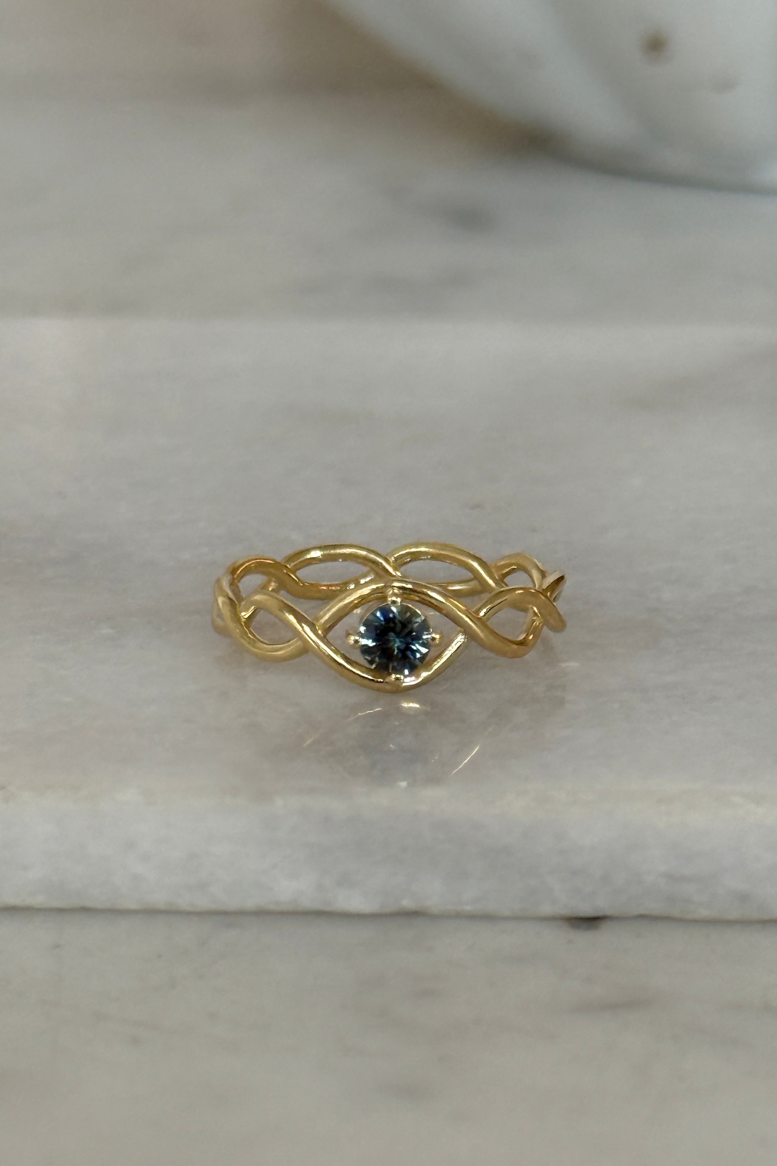 Bague Torsade