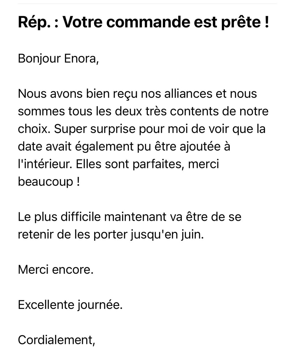 Customer testimonial