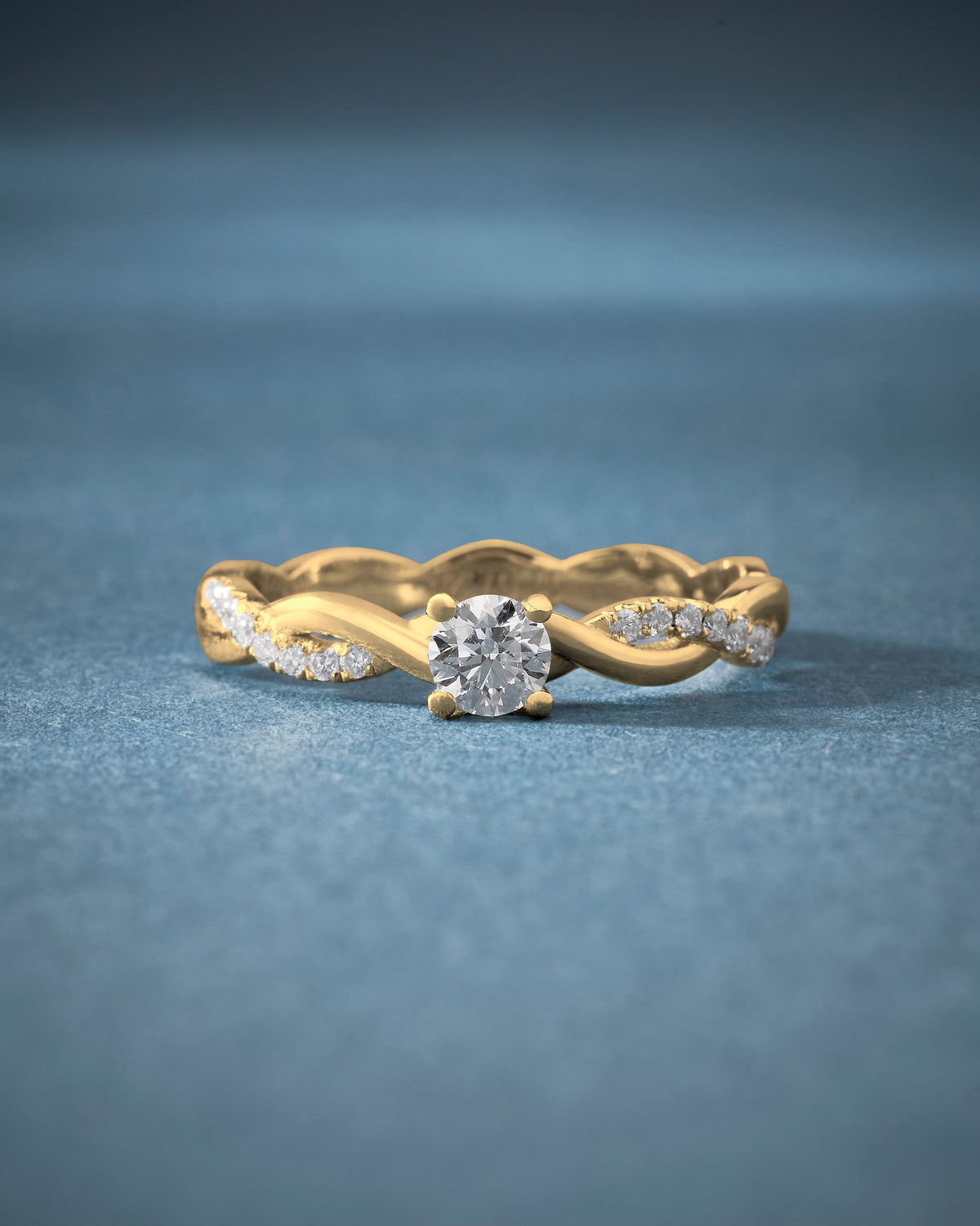 Bague Clématite Solitaire